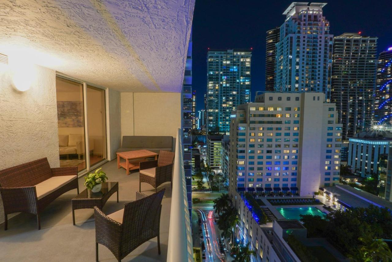 City & Sea View+Free Parking Modern Condo マイアミ エクステリア 写真